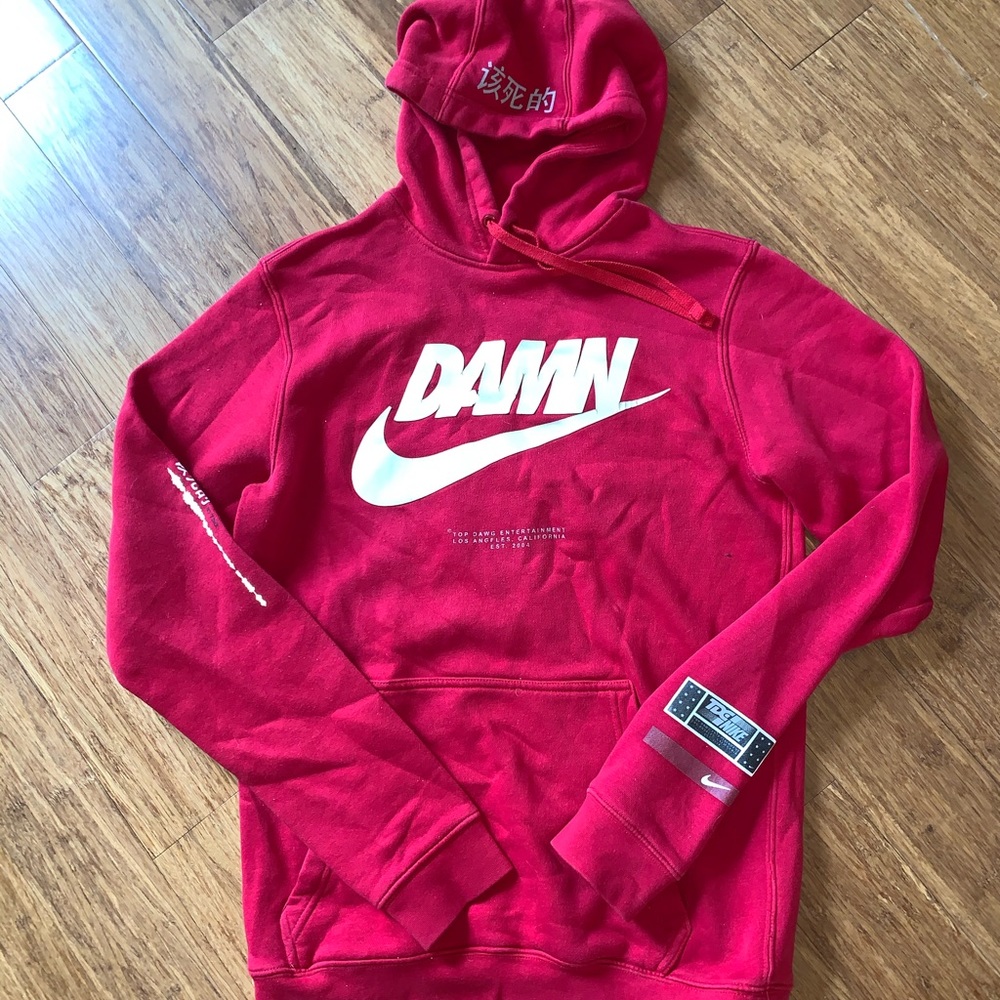 Nike x TDE Kendrick Lamar hoodie DAMN